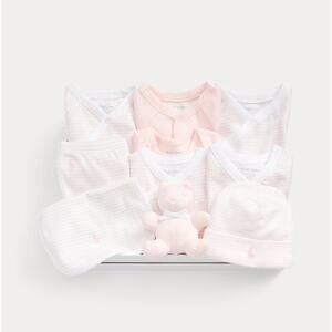 NWT Ralph Lauren Organic Cotton 11-Piece Gift Set NB (Orig. $325)